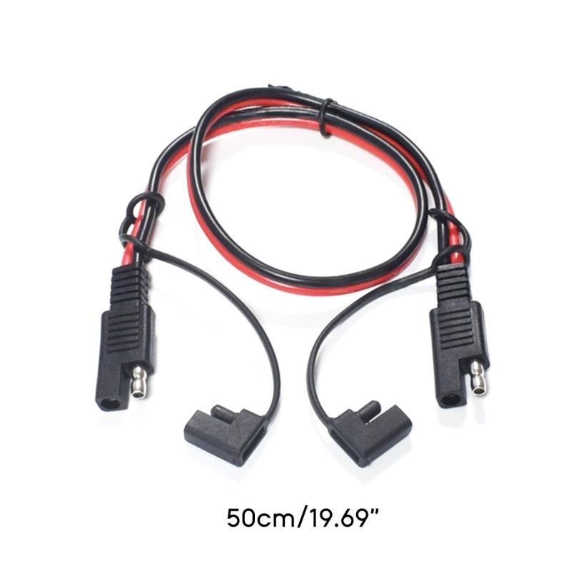 SAE Extension Cable 14AWG SAE to SAE Quick Disconnect Wire Harness SAE Connector Solar Panel Extension Cable 50cm/20inch