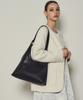 Citta Florence Leather Shoulder Big Bag_Cta917 (Black)