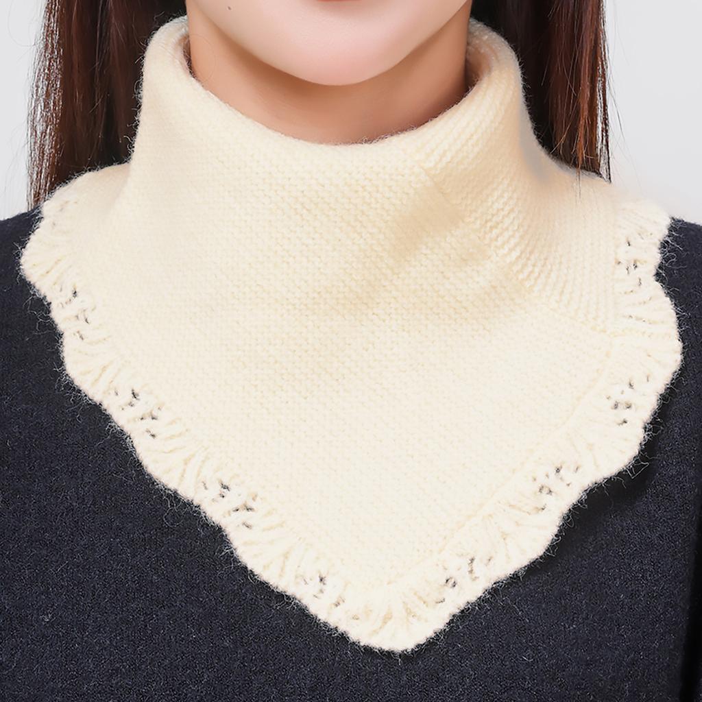 New Detachable Knitted Turtleneck Fake Collar For Women Neck warmer Autumn Winter Warm Cover Head Neck Knitting False Collar