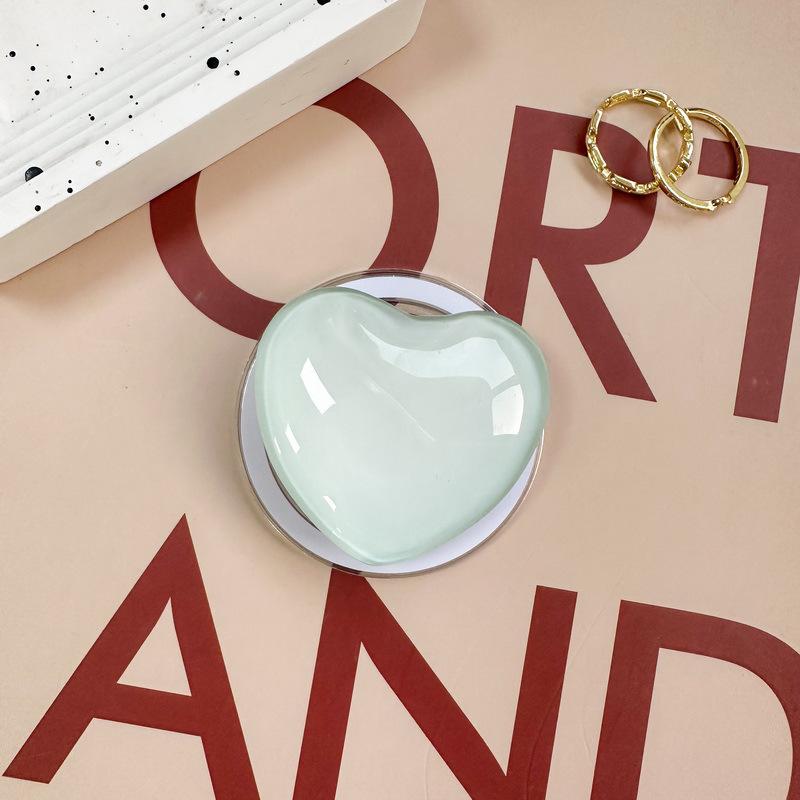 Magnetic Suction Retractable Desktop Love Glass Mobile Phone Airbag Bracket Watching Drama Style Lazy Support Frame