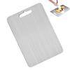 Cutting Board Double-Sided Metal Cutting Board Easy Grip Baking Board for Countertop Kitchen Tool for Meat Fruits Vegetables