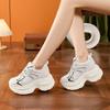 Platform Dad Shoes Women's 2025 Spring and Summer New Casual Shoes Fashionable Versatile Muffin Shoes Small Inner Height Increase Women's Shoes