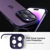 Rahmenloser TPU-Silikon-Stoßfänger mit Glaslinsenschutzhülle für iPhone 14 13 12 15 Pro Max Plus 14Pro 13Pro IPones I14-Abdeckung