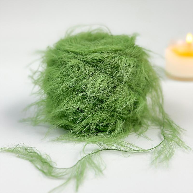1PC Plush Knitting Thread Hand Knitting Soft Comfortable Hand Knitting Crochet Faux Fur Eco-Friendly 50G