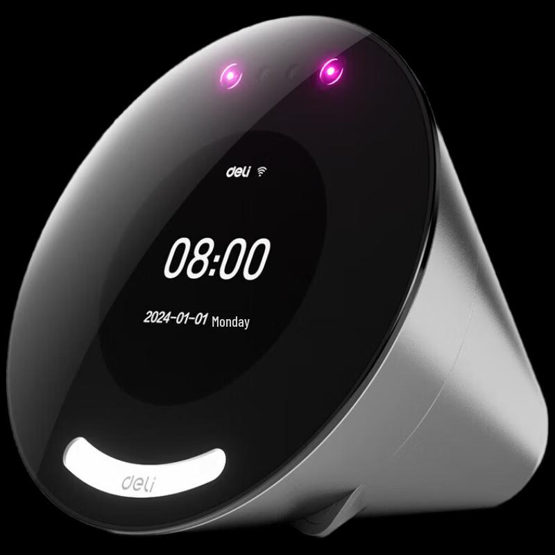 Deli Smart Cloud Face Recognition Time Attendance Machine D65C CN Plug (adapter Included)