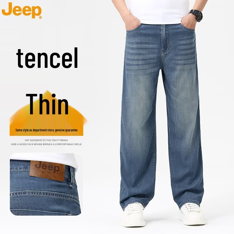 JEEP Men s Tencel Lyocell Casual Straight-Leg Pants 31 винтажный синий