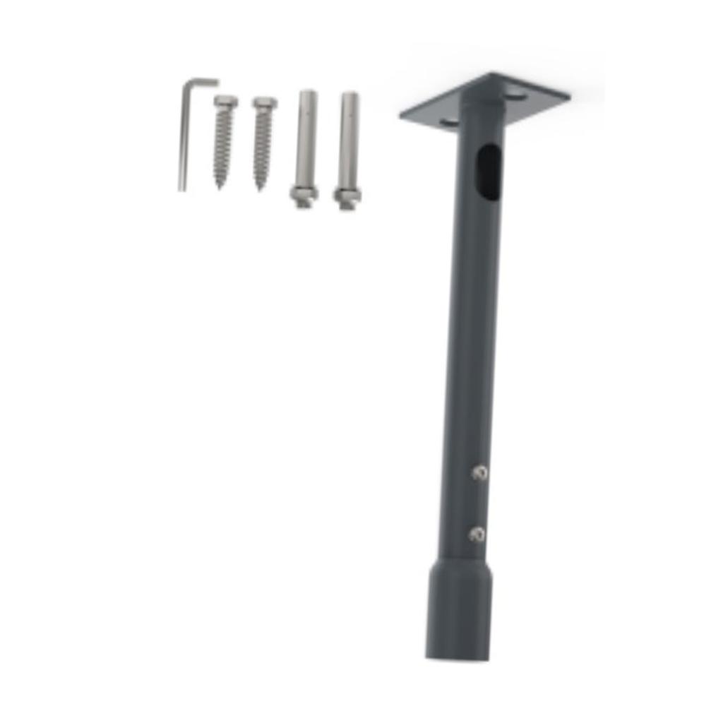 Suport metalic multifuncțional în formă de T pentru antenă, din aliaj de aluminiu, cu adaptor pentru V2