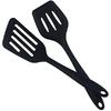 2 Pieces Silicone Slotted Spatulas Silicone Fish Turner Spatula Non-Stick Slotted Turner Heat Resistant Fish Spatula for Scrapping Flipping Frying