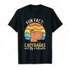 Funny Capybara Cappy Rodent Animal Cute Vintage Capybara T-Shirt For Men Women Short Sleeve