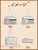 Shoulder Favorite Crossbody PU Leather and Transparent A4 Double Doll Plush Everyday Gift for White [HIKKER-LINK] Women's Bag, Backpack, Ita-Bag
