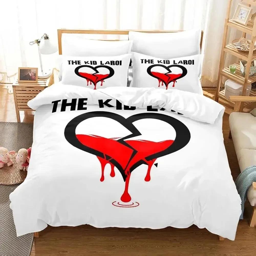 3D Print Singer The Young Boys LAROI Beding Set Soft Duvet Cover Bed Linen Set Comfortable Quilt Cover Pilowcase Warm Comforter king Quen Sized
