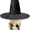 Klobouk pro hraní rolí Tradiční plochý klobouk dynastie Ming Tradiční korejský plochý klobouk Široký okraj Ochrana proti UV záření Černá Halloween Cosplay Kostým Čepice