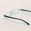 6 Pairs Frameless Square Reading Glasses Blue Light Blocking Computer Goggles Portable for Men Women