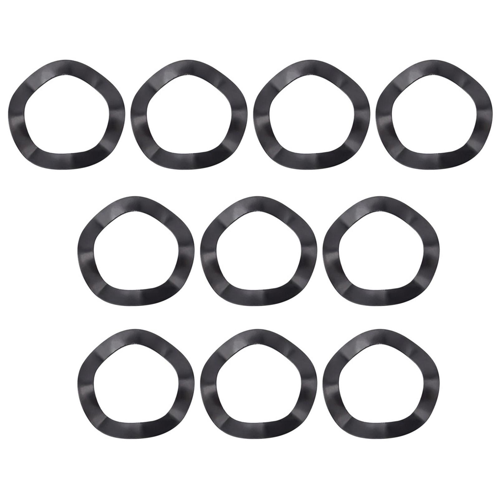 

10 шт. Волнистые шайбы из нержавеющей стали для шатунов горных велосипедов, болты для звезд, прокладки, велосипедные прокладки для каретки 24