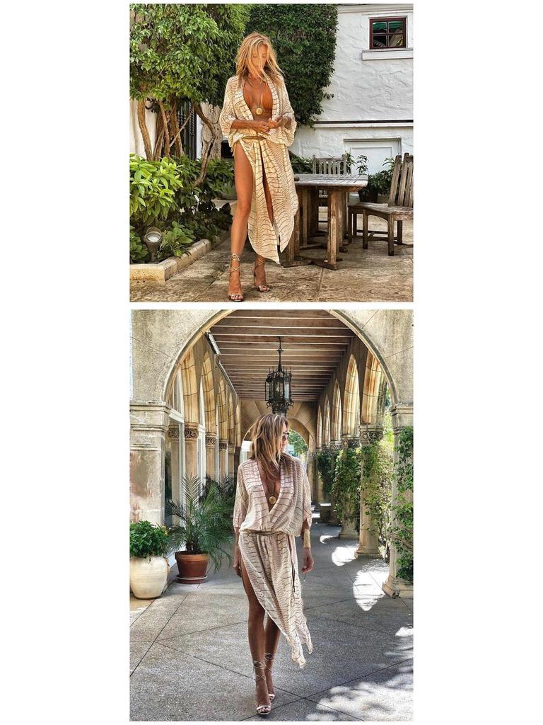 2026 Summer Plus Size Beach Chiffon Cardigan for Women - Printed, Sun Protection, Loose Fit for Vacation