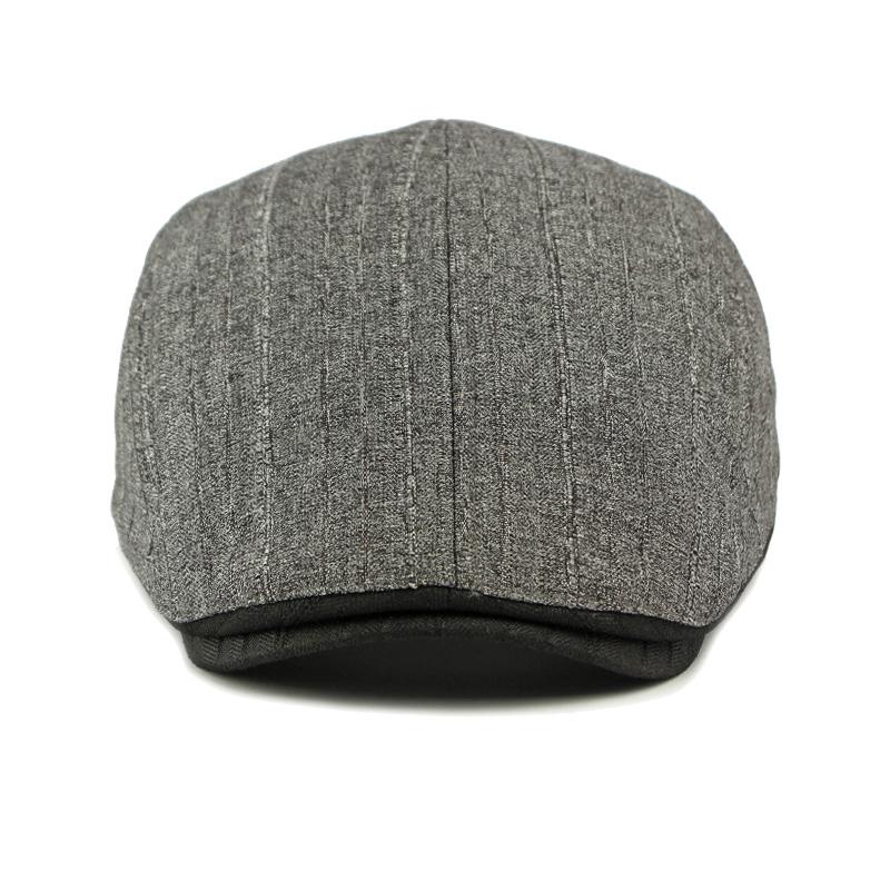 Men's Spring Summer Breathable Beret British Retro Peaked Cap Paintsman's Cap