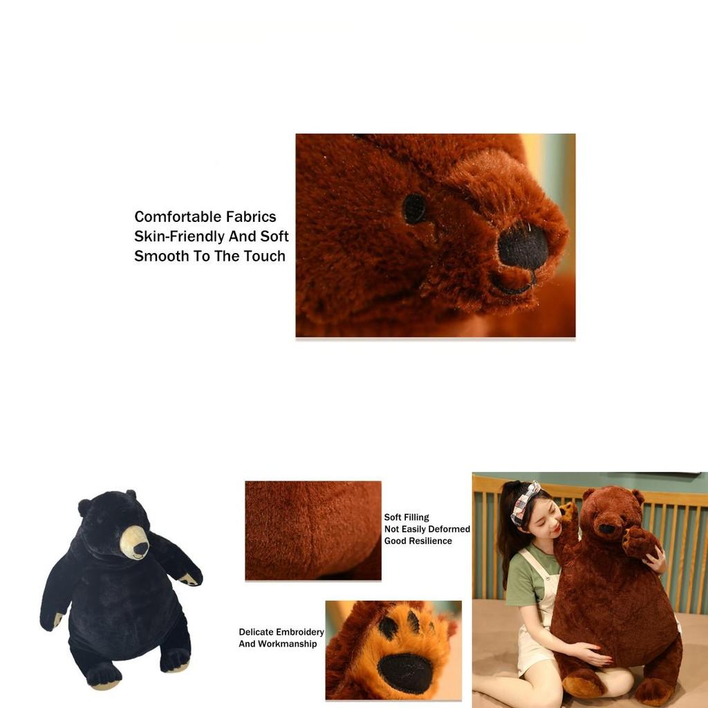 Giant Teddy Bear Plush Toy Soft Stuffed Doll For Kids Cute Lifelike