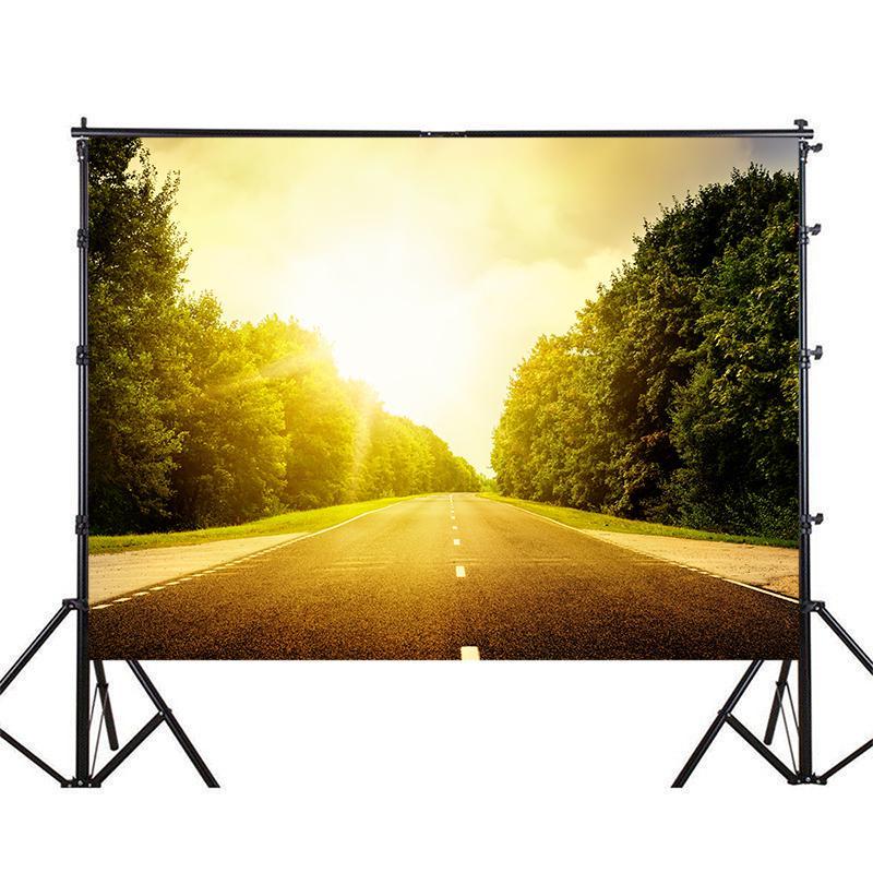 Road Scene Photography Background for Events,Indoor/Outdoor,Party Backdrop,Wall Tapestry Backdrop,,Live Streaming