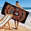 Firefighter Emblem 2D Flat Print Beach Towel, Large Soft Quick Dry Towel for Beach Camping Swimming.MSTJ0918568