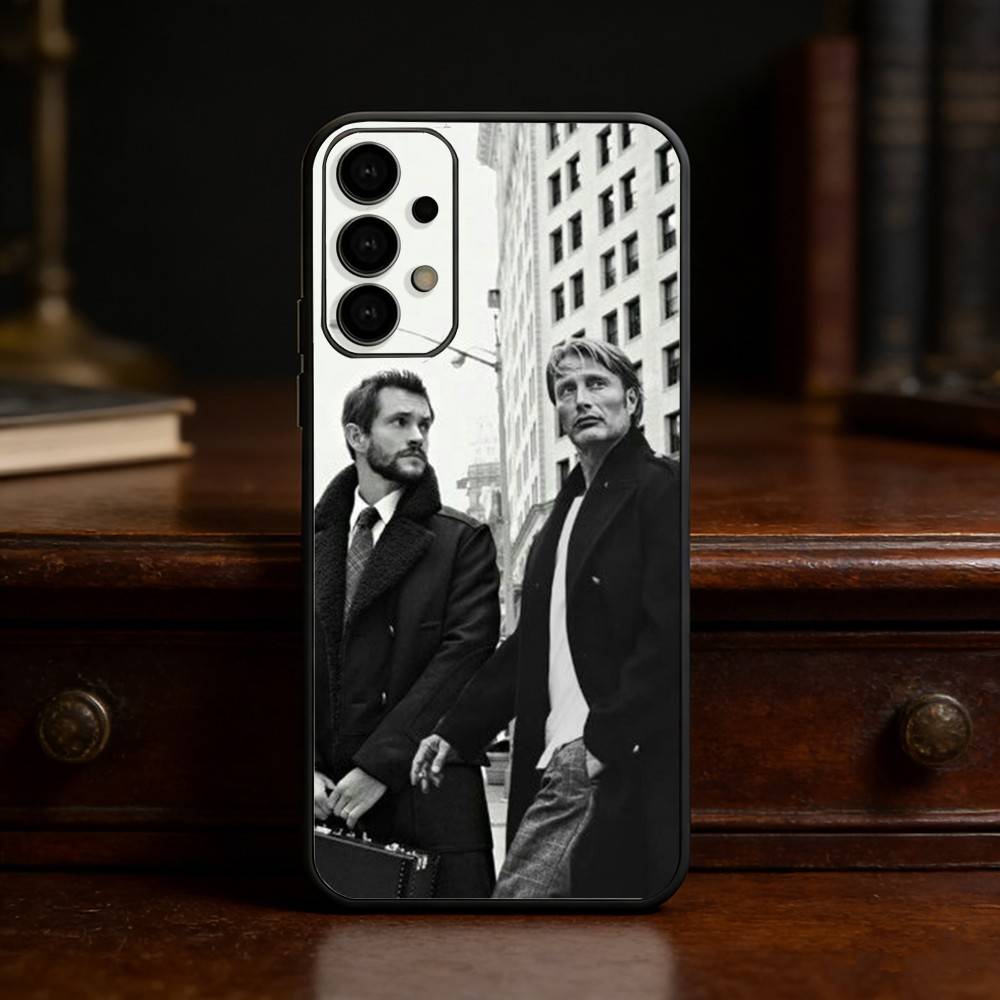Hannibal Will Graham Phone Case For Samsung S25,24,23,22,30,21,10,9,Ultra,Plus,Lite Soft Black Case