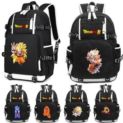 Anime Dragon Ball Unisex τσάντα για κορίτσια αγόρια μαθητές έφηβοι παιδιά γυναίκες τσάντα μεγάλης χωρητικότητας τσάντα φορητού υπολογιστή χαριτωμένο casual σχολική τσάντα δώρο γενεθλίων για παιδιά