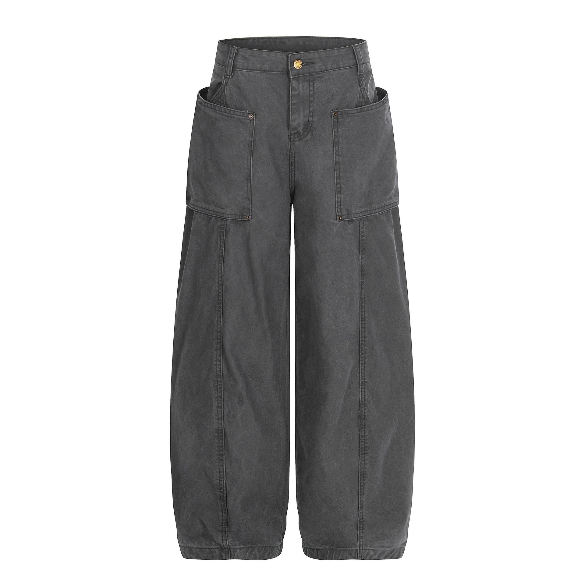 Guan Qu Women s Spring 2026 Retro Casual Loose Trousers M