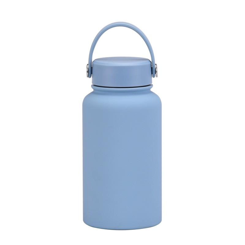 650ml Vacuum Insulated Stainless Steel Travel Water Bottle Outdoor Sports Office Daily Use Leakproof Portable 12H