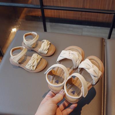 Stilvolle Kindersandalen für Mädchen Weichsohlige rutschfeste Strandschuhe für Kleinkinder Süße Mädchenschuhe Elegante Jugendschuhe