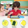 6-in-1 Kids Tablet with ABC/Words/Numbers/Color/Games/Music - Interactive Educational Electronic Toys Makes Learning Fun, Toddler Learning Toys Gifts