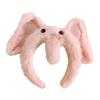 Yousheng Plüsch Stirnband Cartoon Elefantenform Mädchen Haarreif Gesicht Waschen Haarband Herbst Winter Haaraccessoire