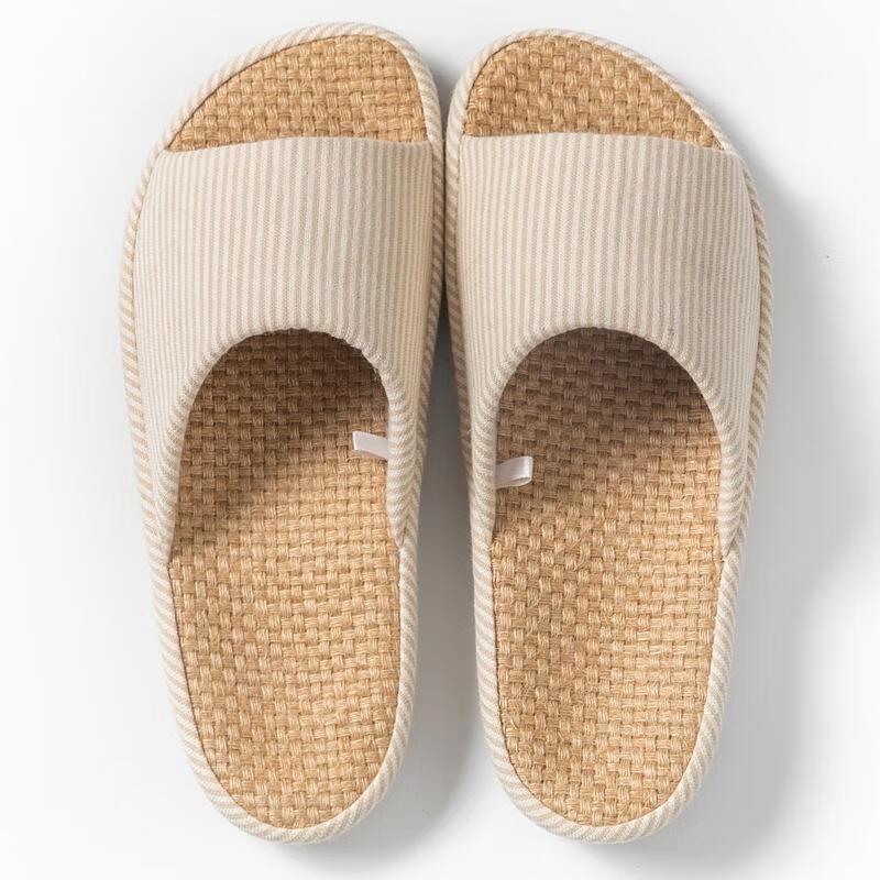 JINGRUIXIANG Japanese Cotton Linen Slippers