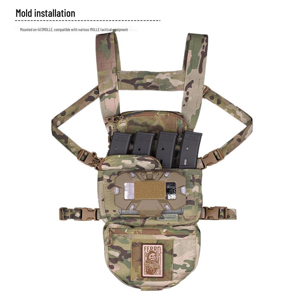 Cross-Border Tactical MOLLE Vest Phone Holder & Navigation Bracket