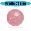 Delicate 4cm Rose Quartzs Crystal Sphere Small Crystal Ball for Bedroom Office Desktop Decors To Promote Tranquilities
