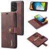 Per Samsung Galaxy A53 5G DG.MING Custodia per Telefono in Pelle Magnetica Staccabile con Texture Crazy Horse