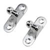 2pcs Gas Strut Mounting Bracket 10mm Ball Stud Metal Universal Multi Fit for Engine Trunk
