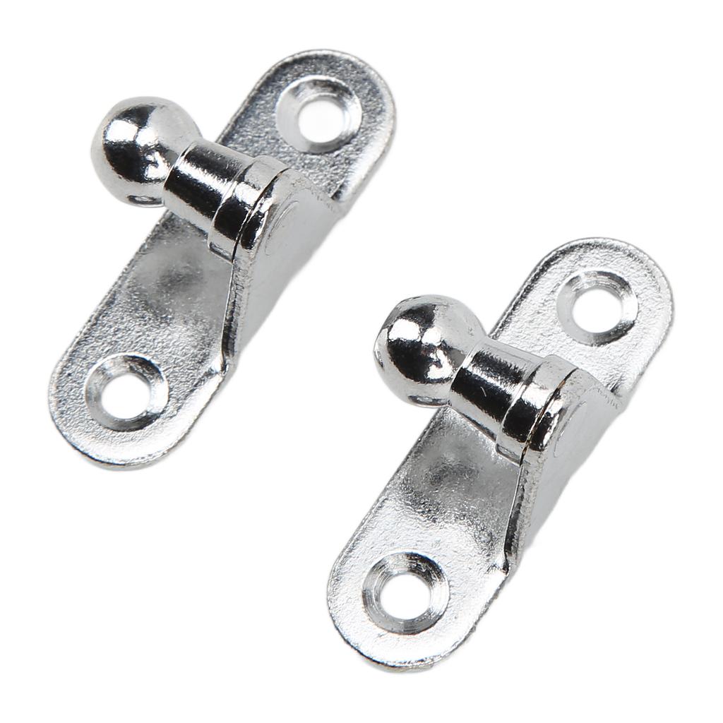2pcs Gas Strut Mounting Bracket 10mm Ball Stud Metal Universal Multi Fit for Engine Trunk