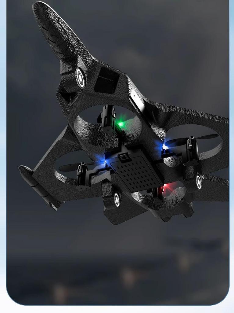 Remote Control Foam Glider Fighter Model - Children's Fixed-Height Quadcopter Toy