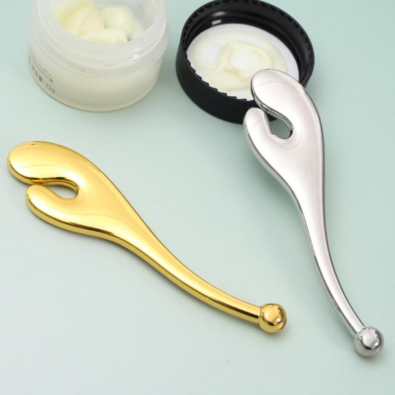 Metal Eye Cream Applicator Sticks Face Cream Spoons Elegant Face Massage Tool For Eyes And Forehead In 2 Color