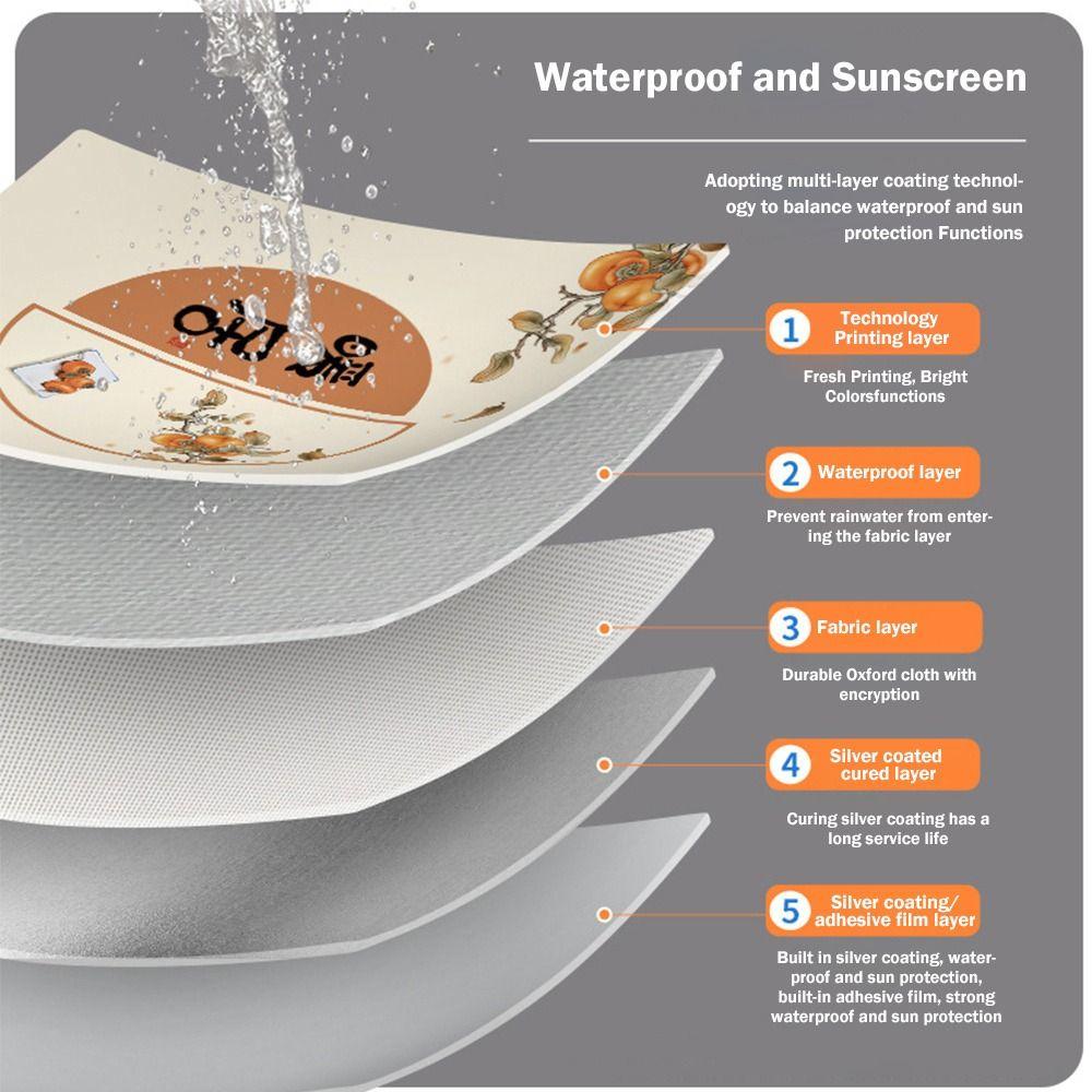 UV Resistant Washing Machine Cover Waterproof Thickened Washer Cover Dustproof Anti-oxidation for Front Opening Washer