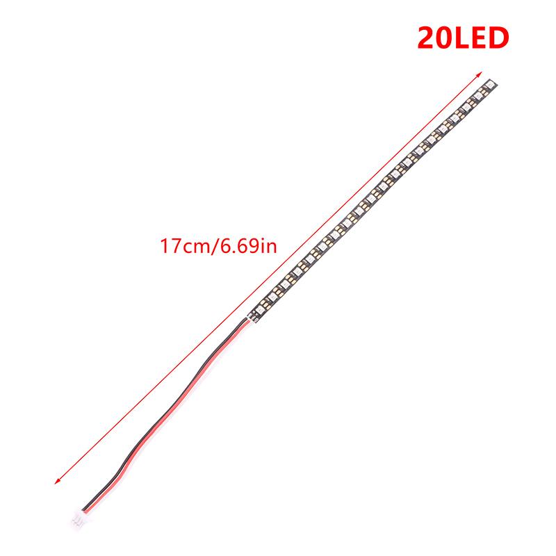 Ws2812 Chip 3.5Mm Width 5V Flexible Strip Board Built-In 10 / 20Pcs Rgb Led Ic 50 / 100Mm Length For Rc Fpv Racing Drones