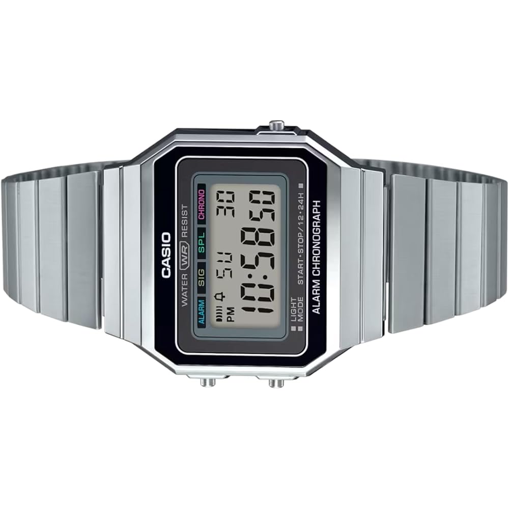 Casio A700W-1A Women's Digital Fashion Quartz Watch Gray