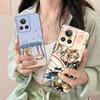 Game GI Gorou Mobile Phone Case for Realme GT 8 Neo Pro C75 73 71 C67 65 C55 53 C35 31 C20 15 Colorful Printing Cover Luxury