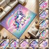 1pc Unicorn On the Clouds Carpet Rug for Living Room Bedroom Home Sofa Decoration,Kids Play Non-slip Floor Mat