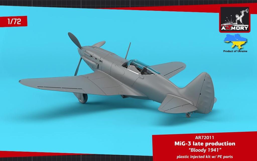 Armory 1/72 MiG-3 Late Model 1941 Plastic Model AMR72011