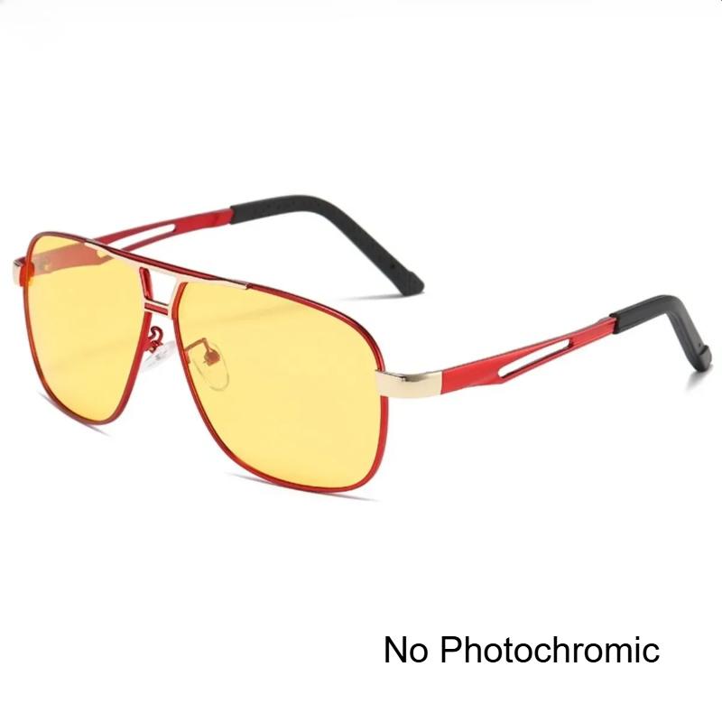 Men Driving Chameleon Sun Glasses for Day and Night Dual-use Male Color Change Lens Vision Polarized Photochromic Sunglasses