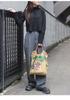 Ball Chain Authentic BEAR RyuAmbe Collaboration M Size Shopping Bag Eco Bag Embroidery 314007 [Ball & Chain] & A.HONEY (BEIGE, M)