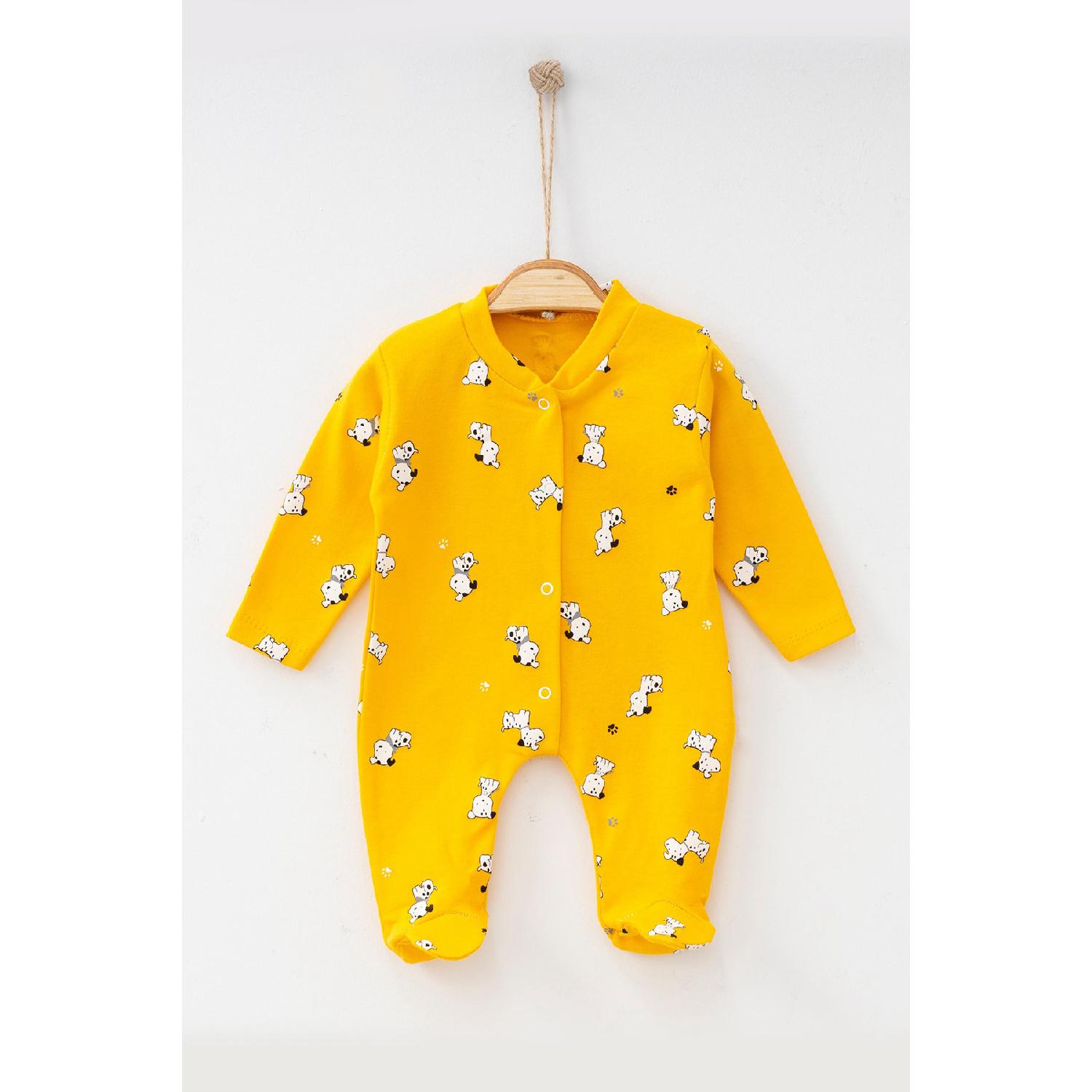 

Комбинезон из 100 % хлопка с милыми собачками и ботинками, 1902 г.