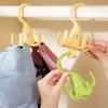 New Rotatable Closet Hooks Space Saving 5 Claw Hook Scarf Storage Rack Multi-purpose Wardrobe Storage