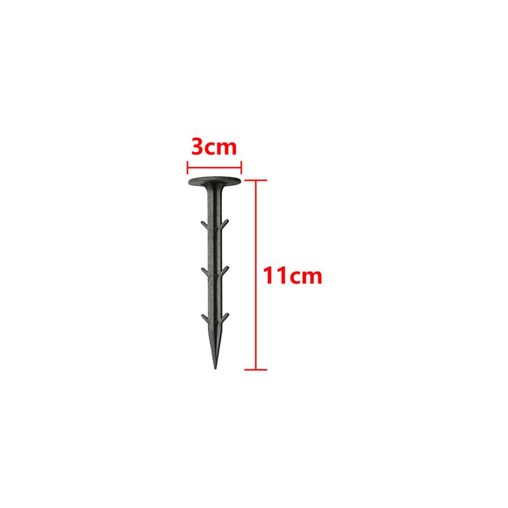 

Garden Plastic Ground Stakes Nails 11cm/16cm/20cm/25cm Mulch Shading Anti-Pest Cloth Fixed Nails Plants Support Supplies 20Pcs
