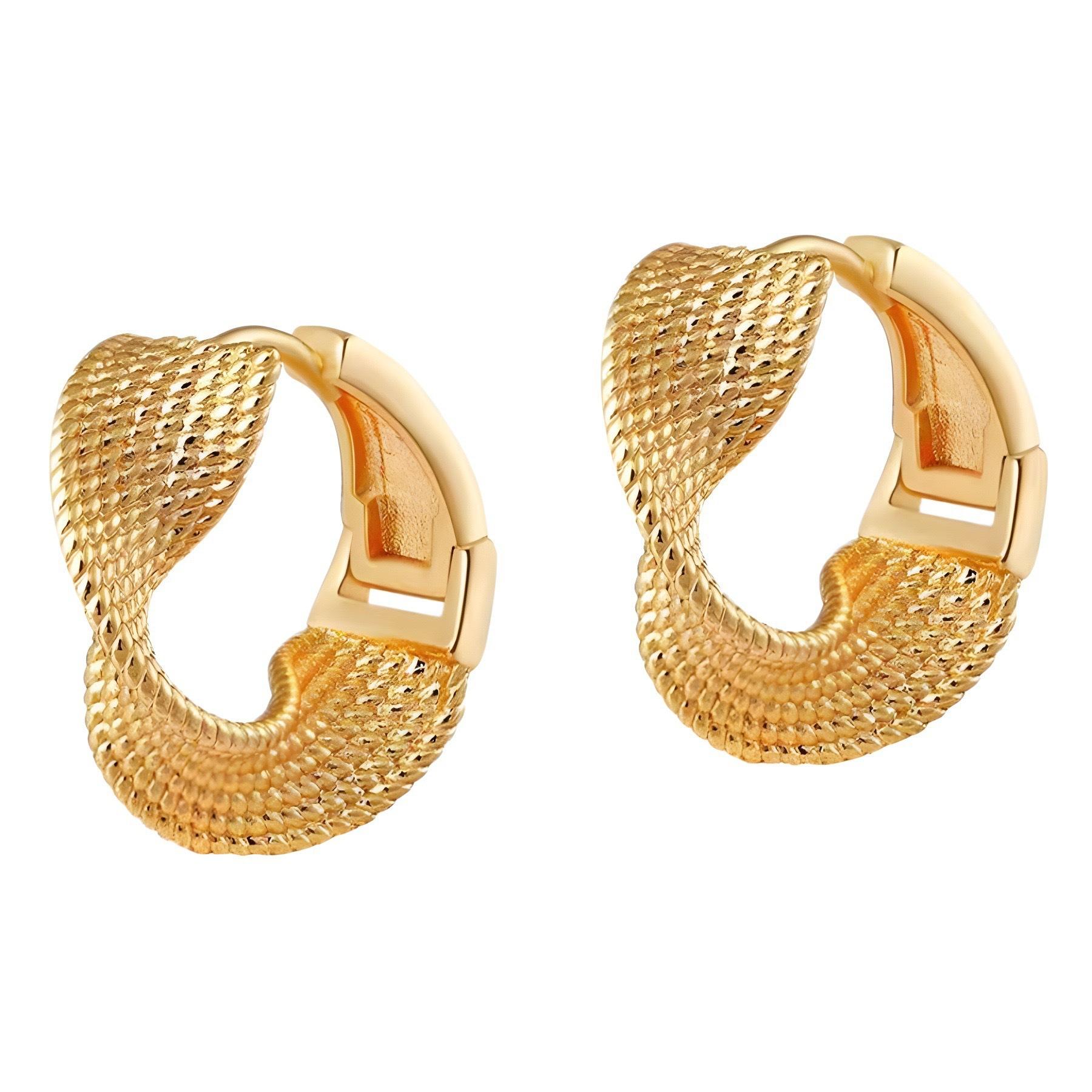 

Fashionable Women s Versatile Earrings With A High-end Temperament Hoop One Size
